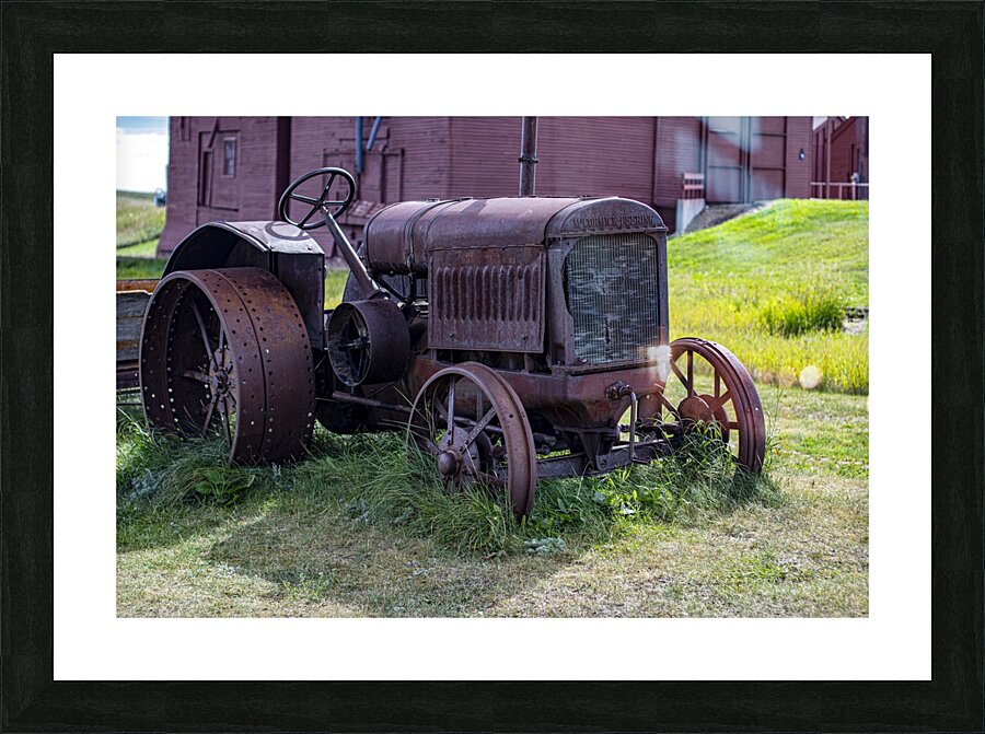 tractor Picture Frame print