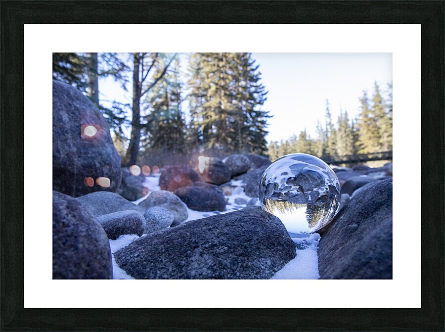 riverbed crystal Picture Frame print