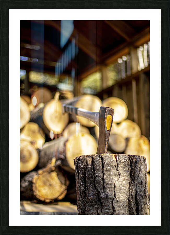 just axe Picture Frame print