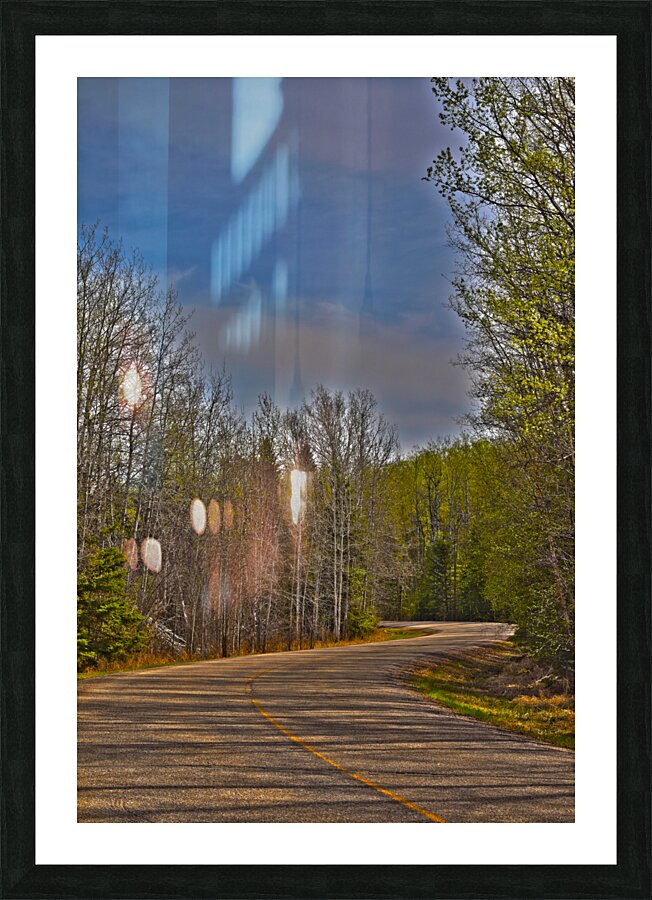 the winding road 2 Picture Frame print