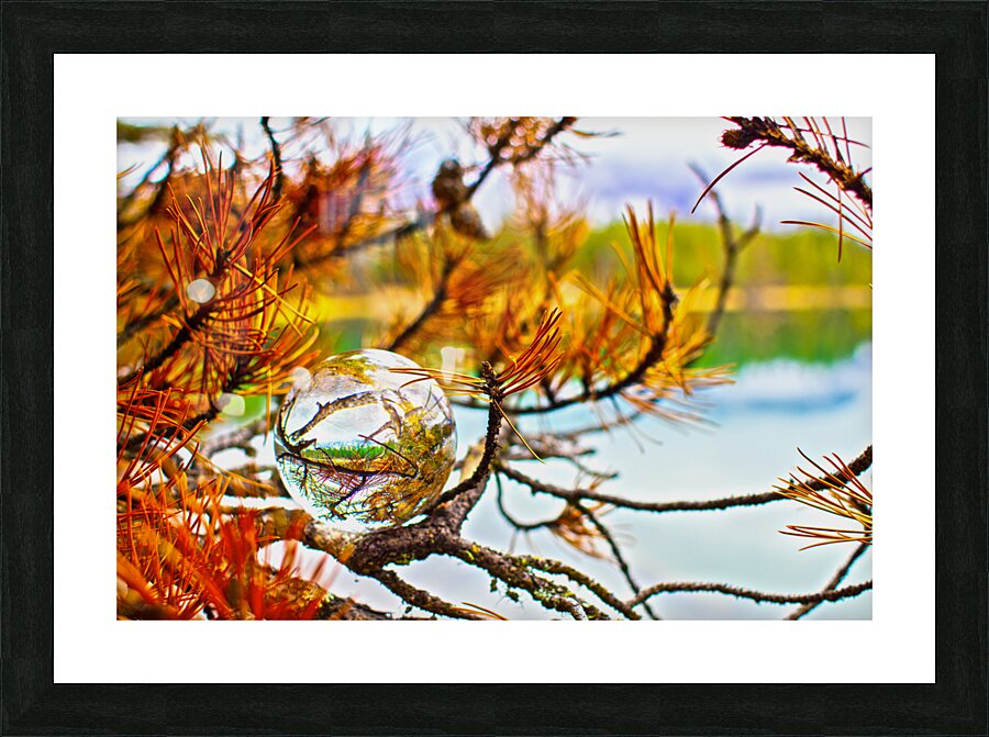 crystal lake Picture Frame print