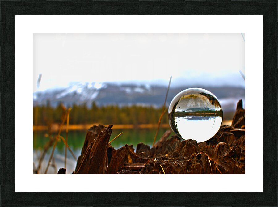 mountain crystal Picture Frame print