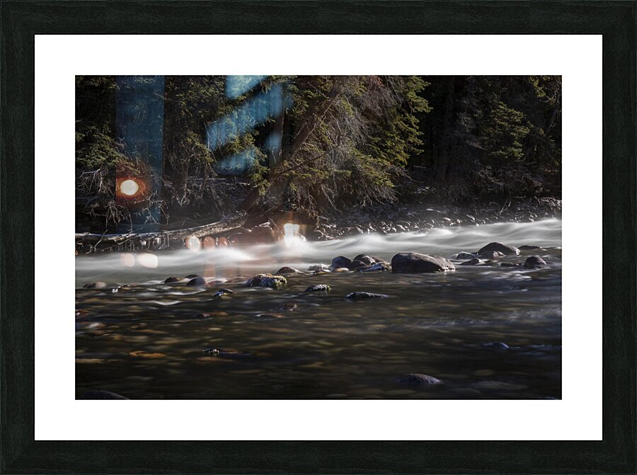 tiny rapids Picture Frame print