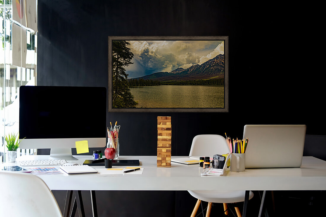 stormy mountain Reproduction