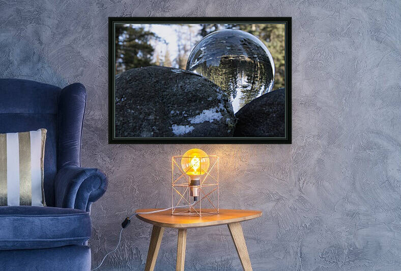 evergreen snowglobe by Vincent Prince