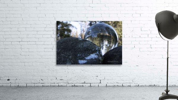 evergreen snowglobe Wall Preview