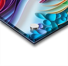 digital painting of a colorful landscape with flowers and trees  Acrylic print