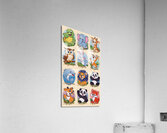 a delightful and vibrant collection of ten disney Acrylic Print