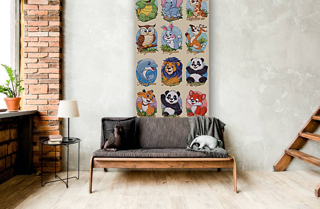 a delightful and vibrant collection of ten disney Reproduction