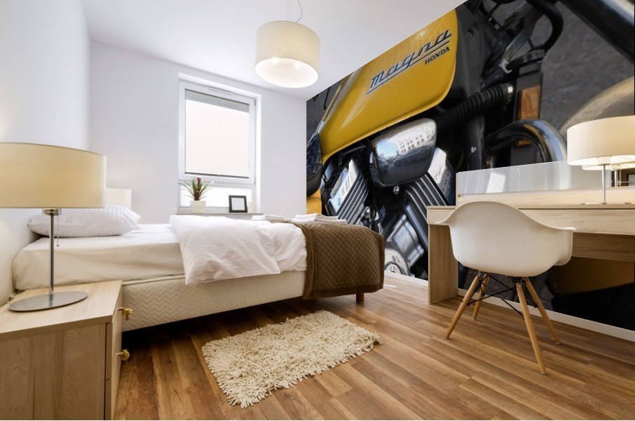 Yellow Ride Mural print