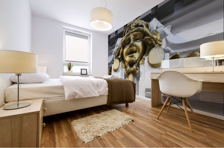 Golden Mural print