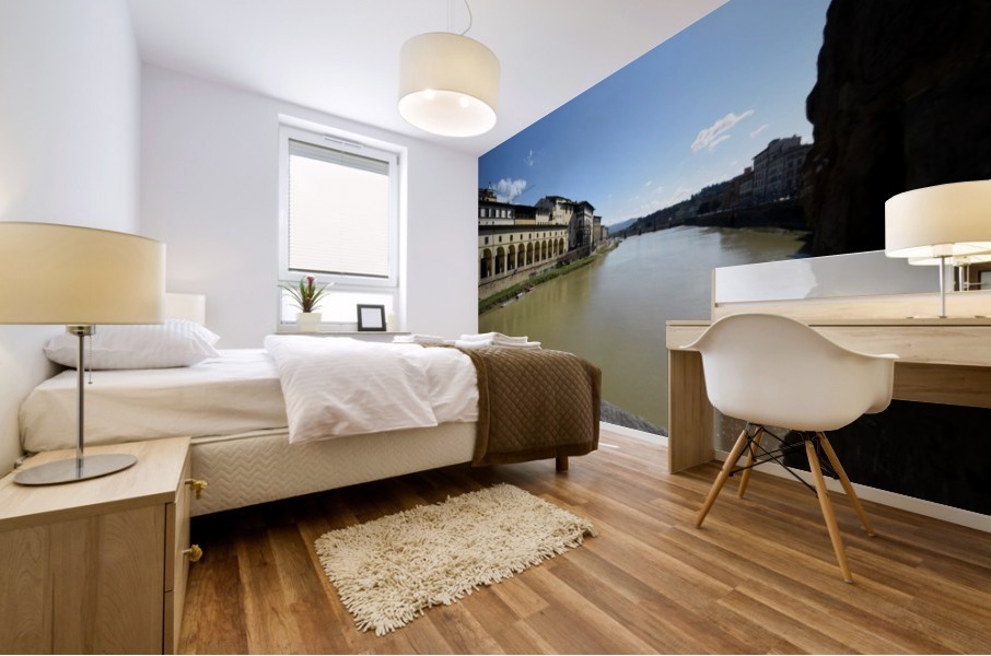 The River Arno Mural print