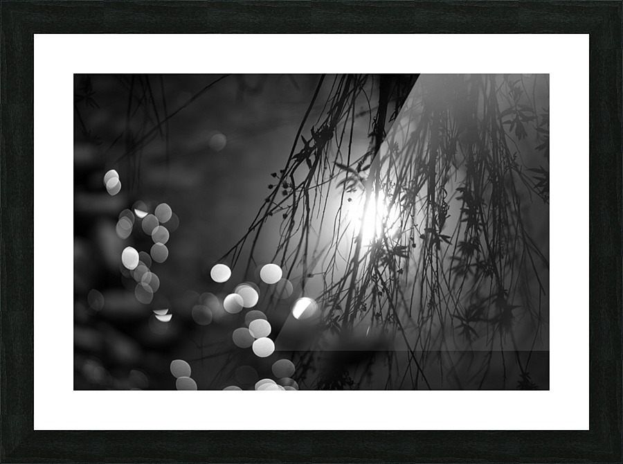 Sun Bokeh Picture Frame print