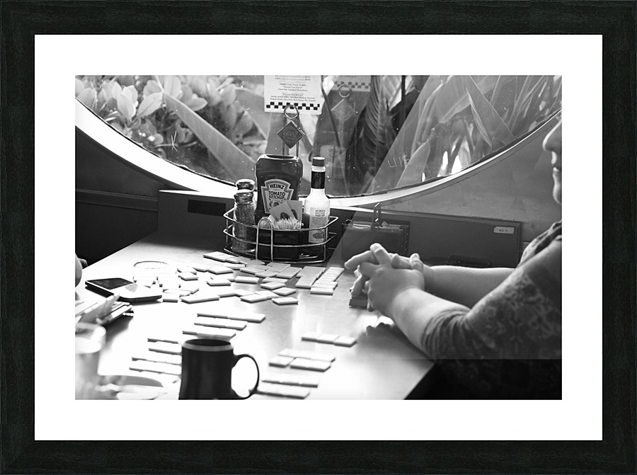 Diner Games Picture Frame print