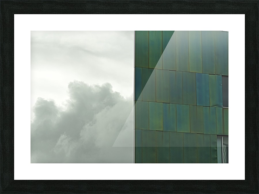Grey Iridescence Picture Frame print