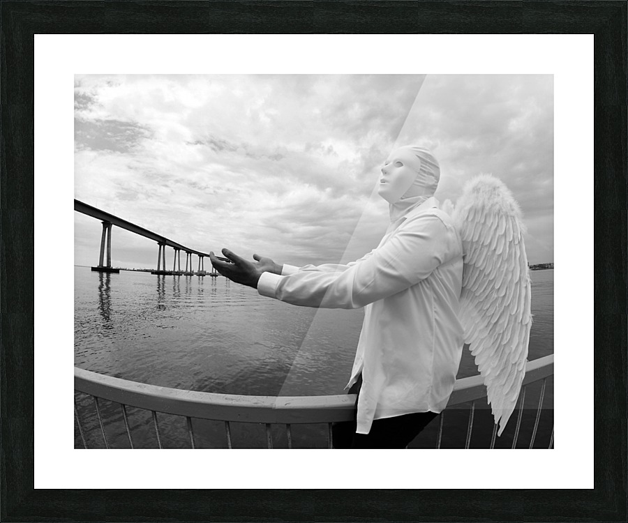 Bridge Angel Picture Frame print