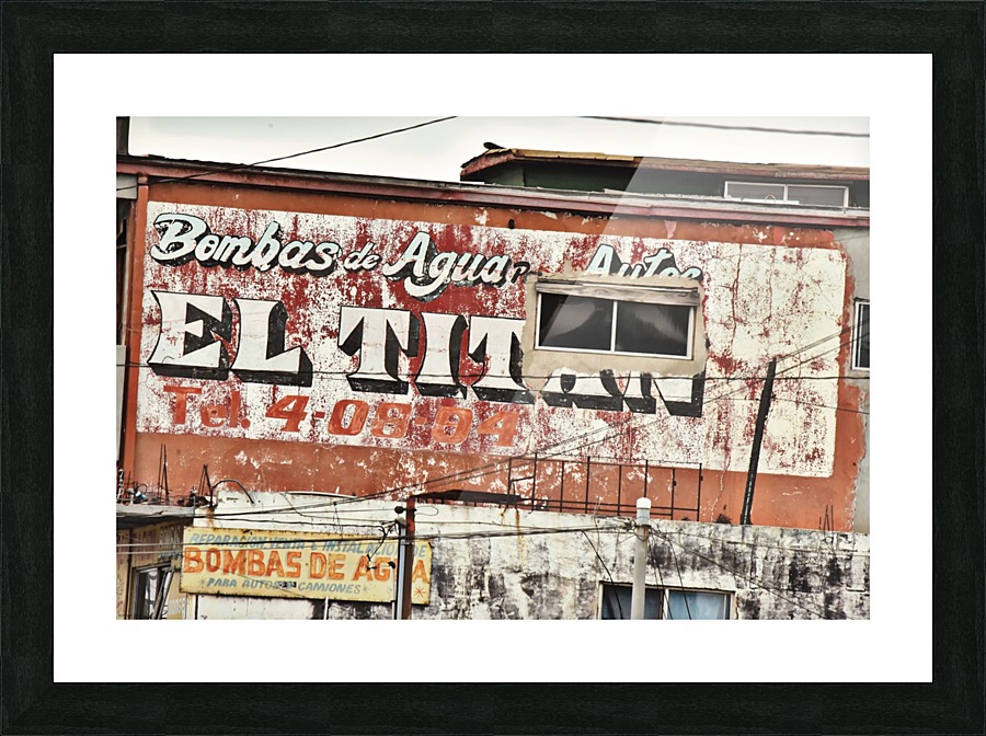 El Titan Picture Frame print