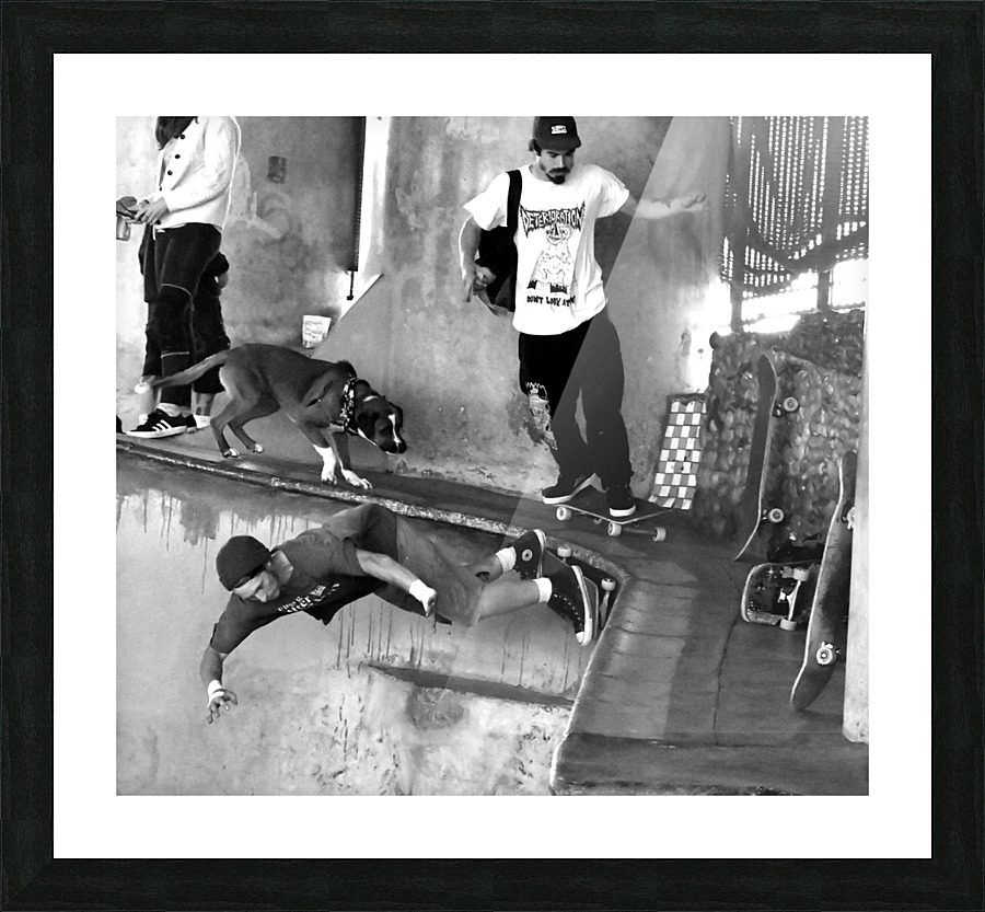 Skate Park Picture Frame print