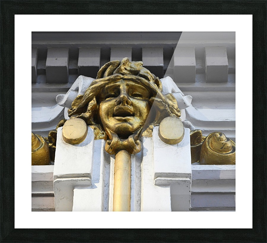 Golden Picture Frame print