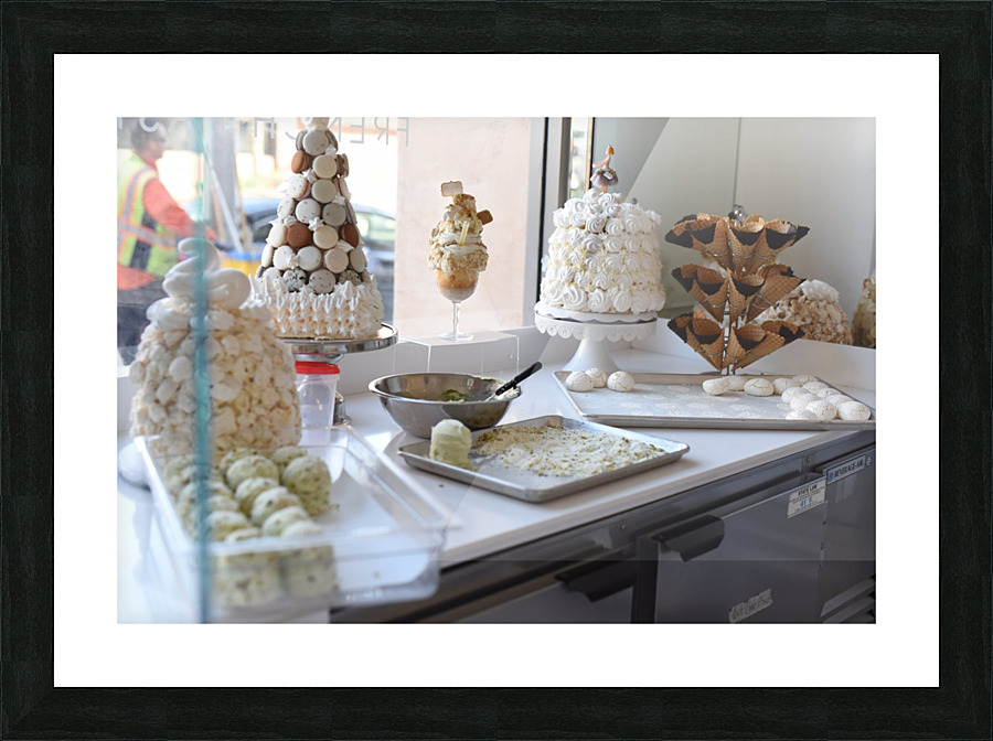 French Pastry Picture Frame print