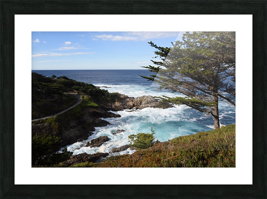 Coastal View Picture Frame print