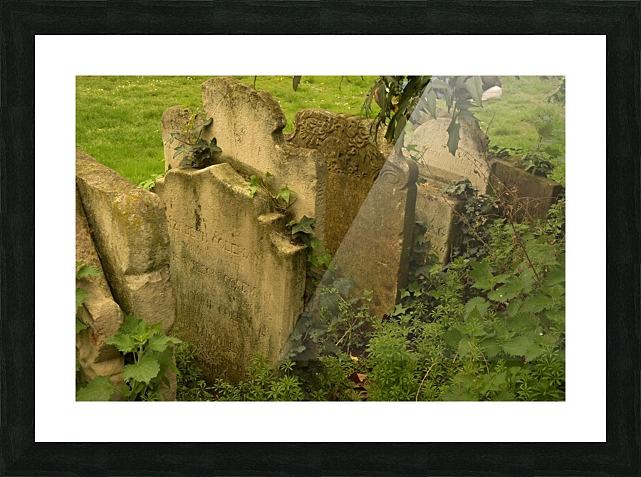 Old Graves Picture Frame print