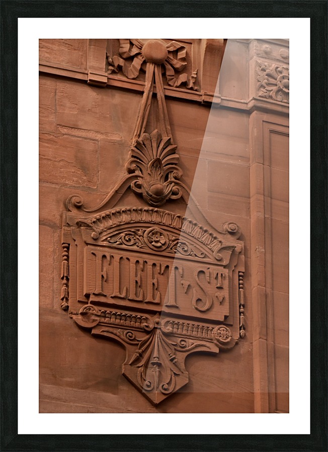 Fleet Street Picture Frame print