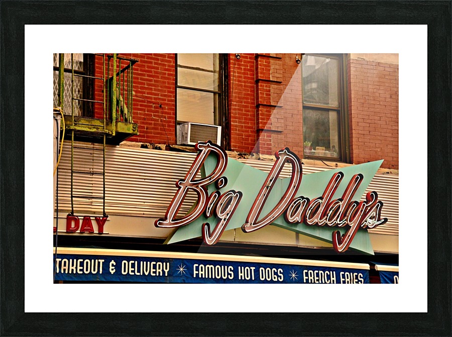 Big Daddys Picture Frame print