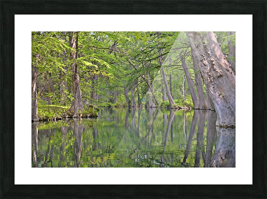 Blue Hole Picture Frame print