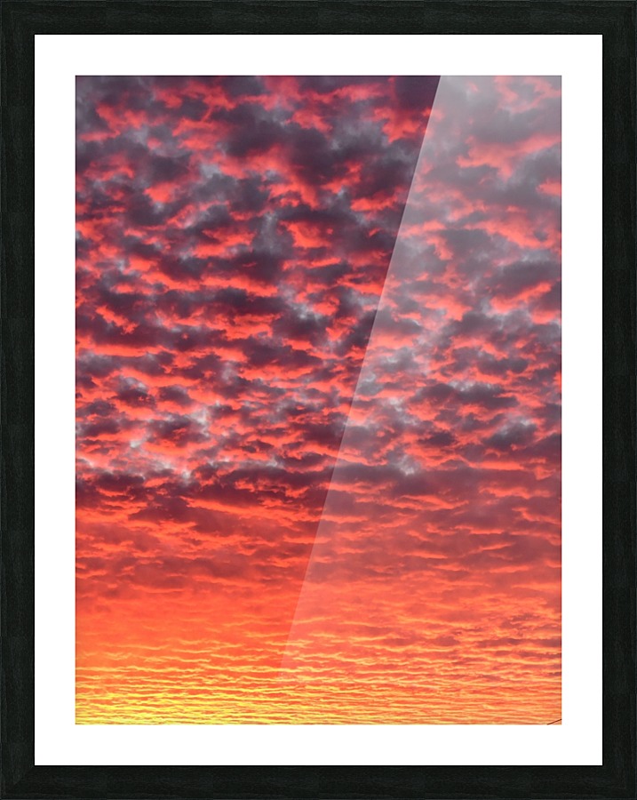 Pink Skies Picture Frame print