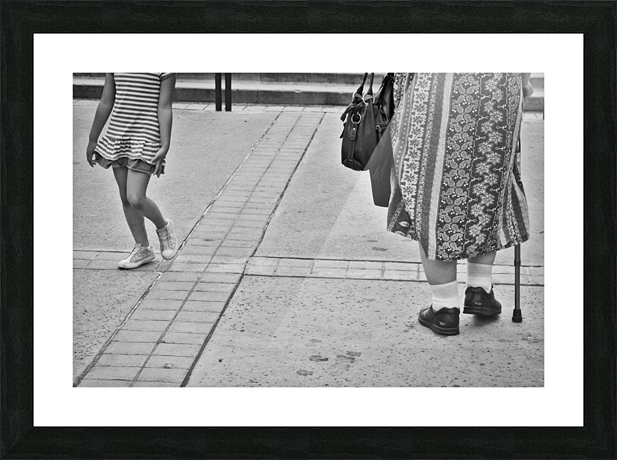 Opposites Picture Frame print