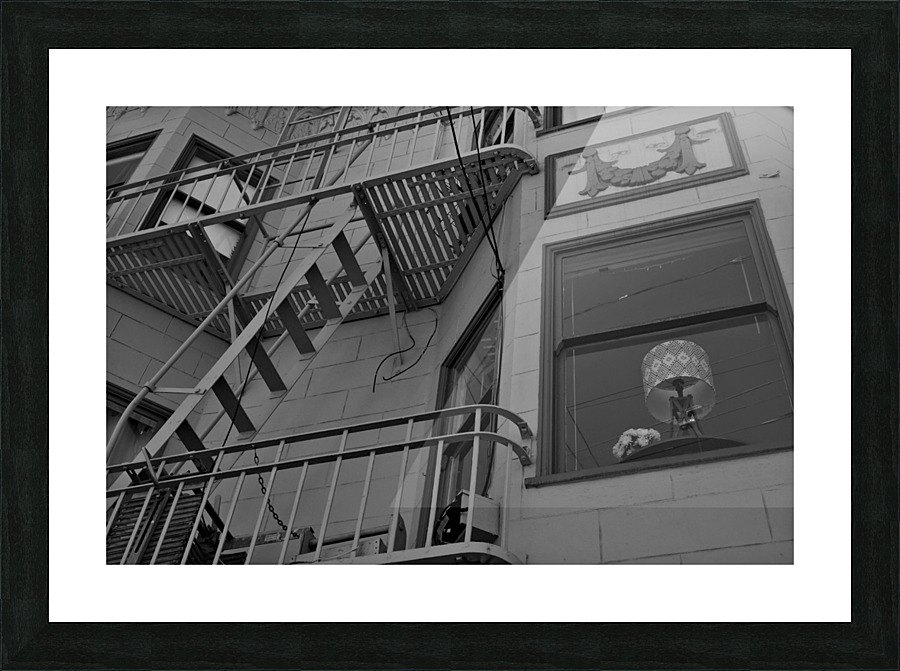 Lamp in the Window Picture Frame print