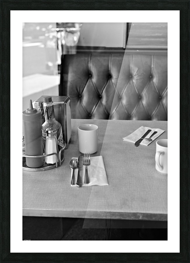 Diner Table Picture Frame print