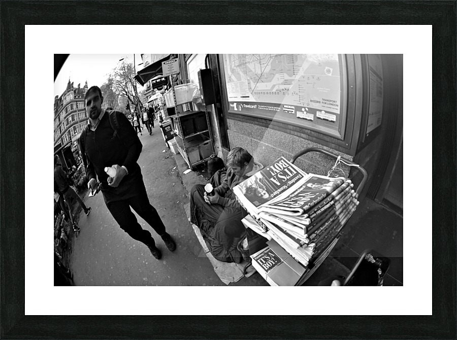 Juxtaposition Picture Frame print