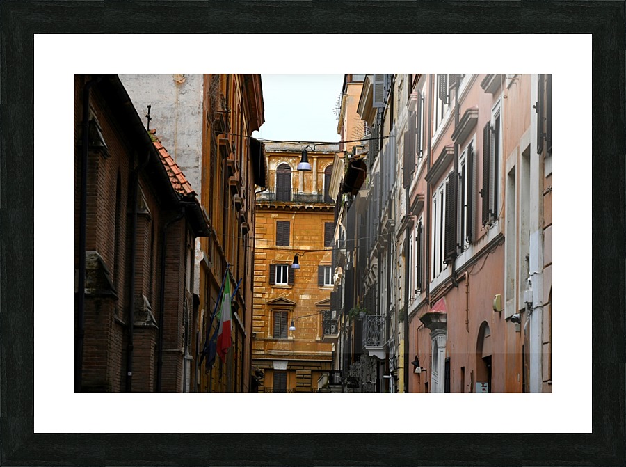 Florentine Buildings Picture Frame print