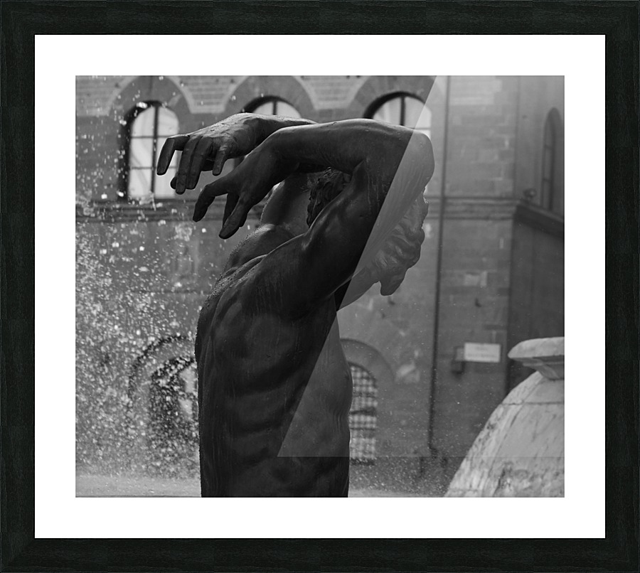 Roman Sculpture Picture Frame print