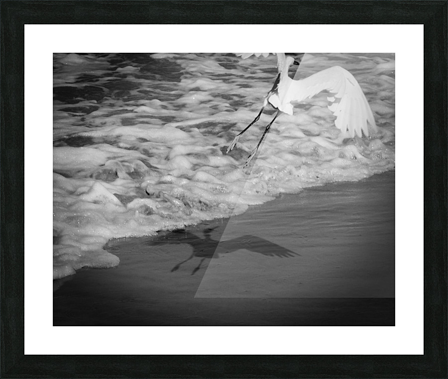 Sometimes Its The Shadow Picture Frame print