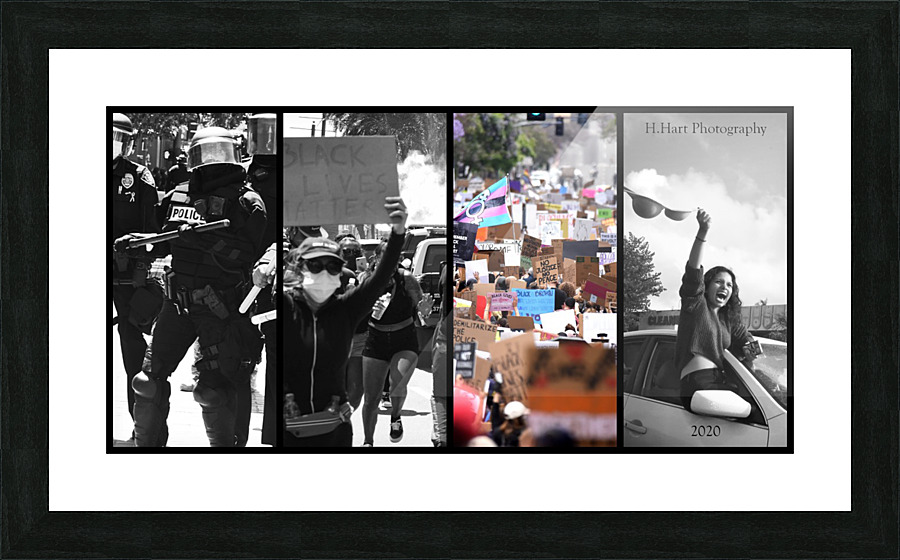 2020Collage1 Picture Frame print