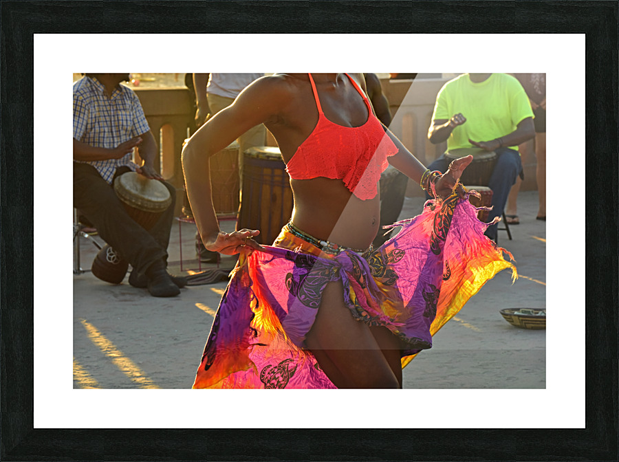 Dancing on the Boardwalk Picture Frame print