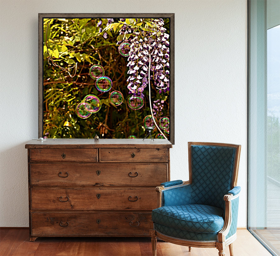 Bubbles in the Garden Reproduction