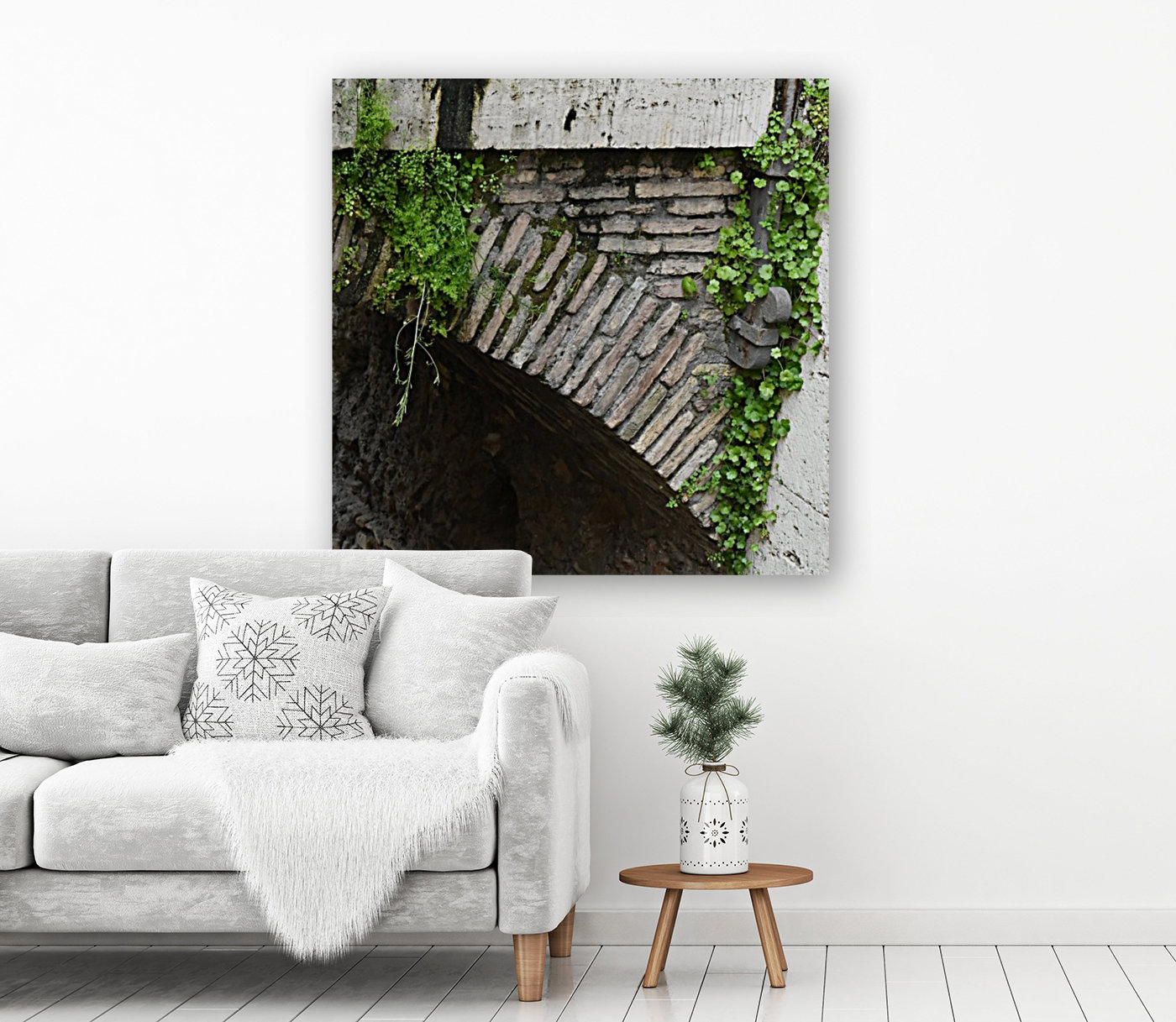 Vines on A Wall Reproduction