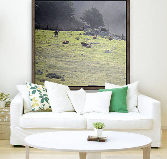 Cows in the Mist Reproduction