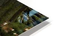 Soft Green World HD Metal print