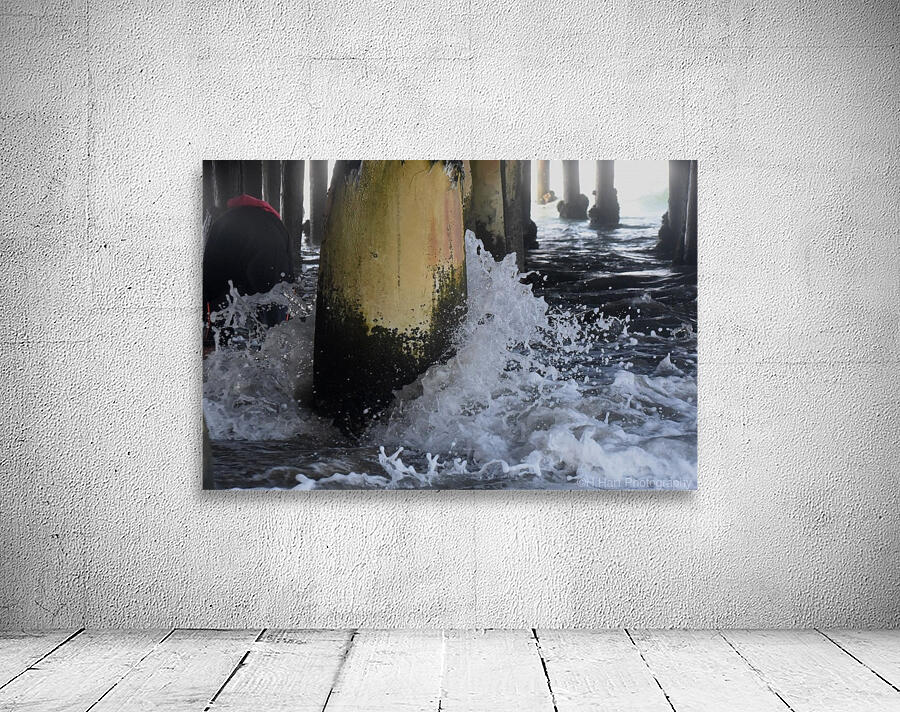 Waves Under the Pier Wall Preview