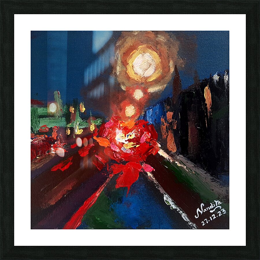 Midnight Wanderer  Picture Frame print