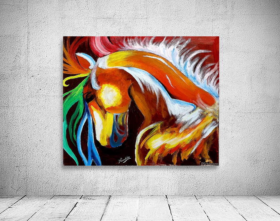Vibrant Horse Wall Preview
