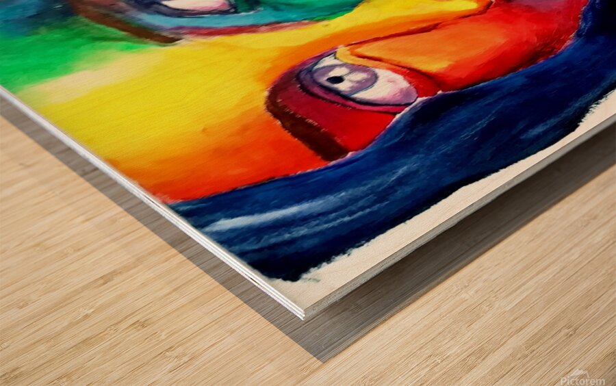 The Exuisite Lady Wood print