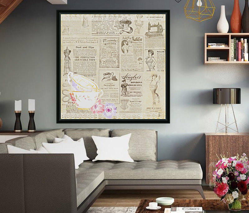 newsprint background Reproduction