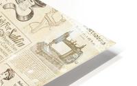 newsprint background HD Metal print