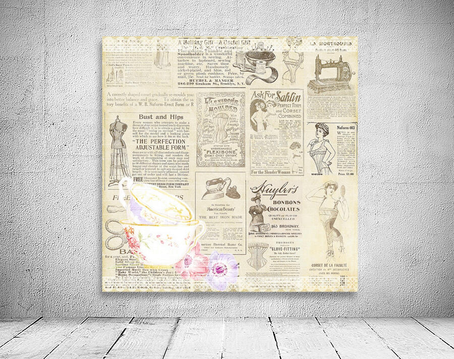newsprint background Wall Preview